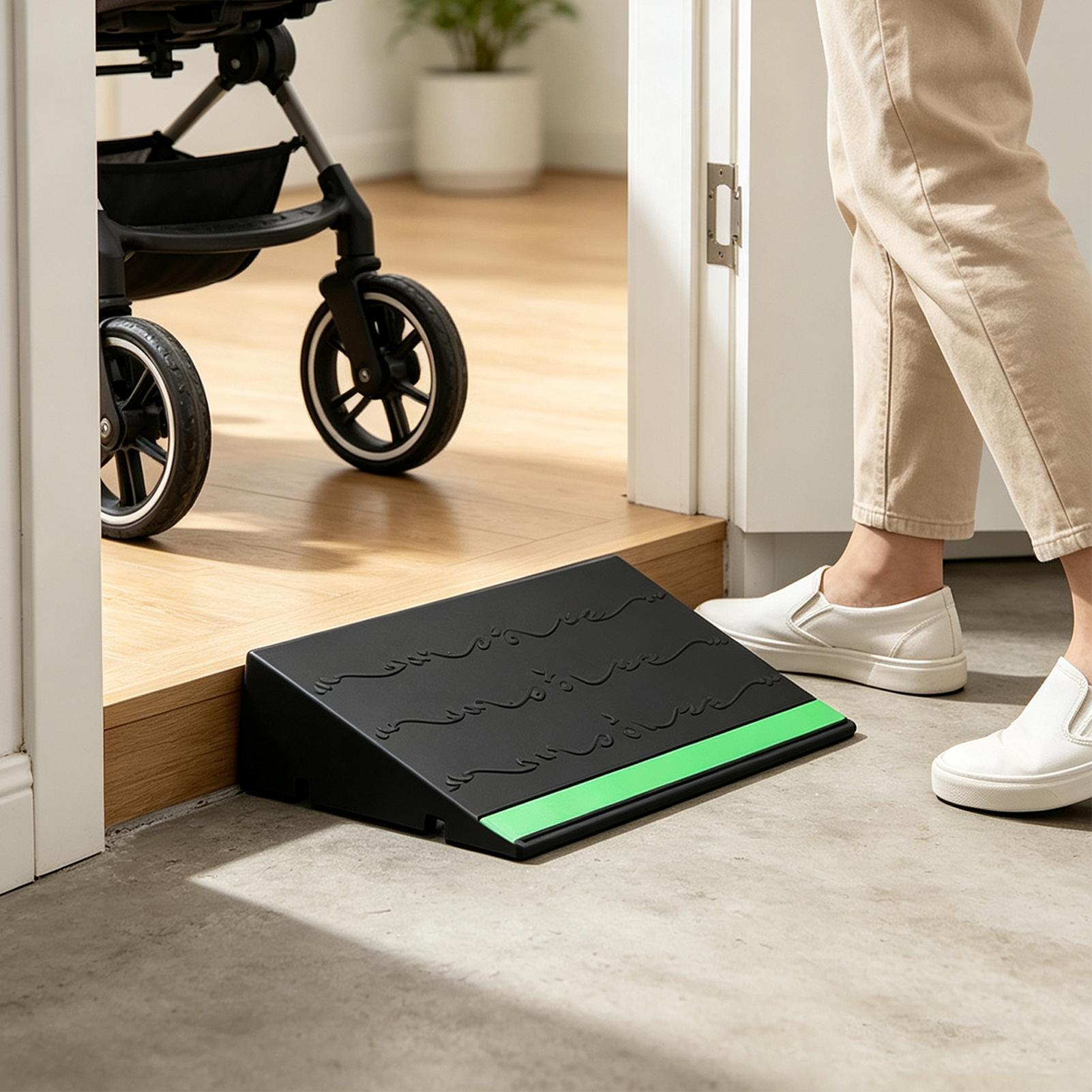 Outdoor Power Wheelchair - Threshold Ramps for Doorways Anti-Slip Safe