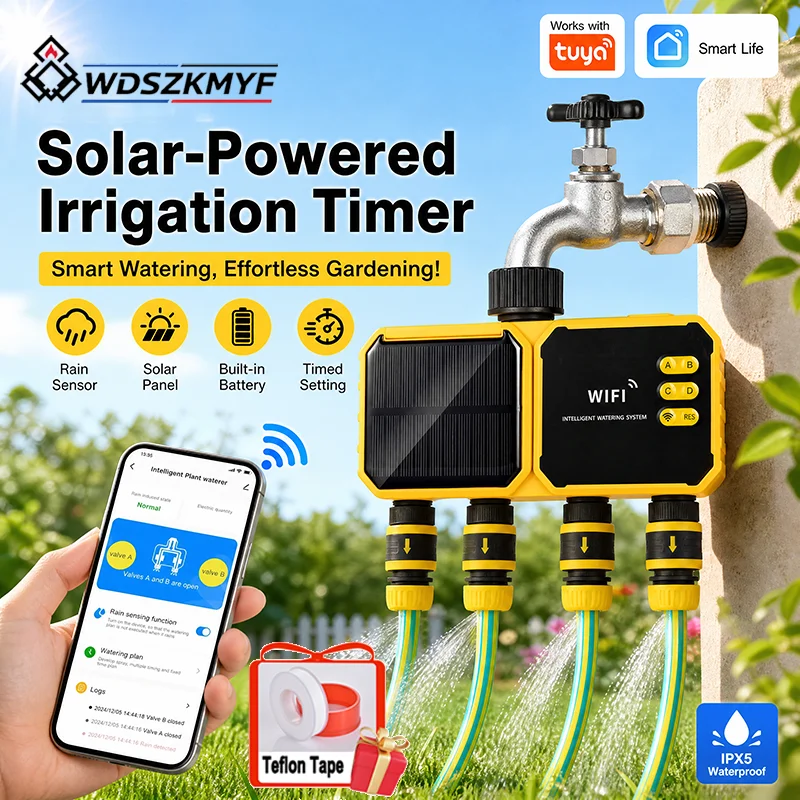 Solar Powered WiFi Smart Irrig - Power Zone Outdoor Timer review and price
