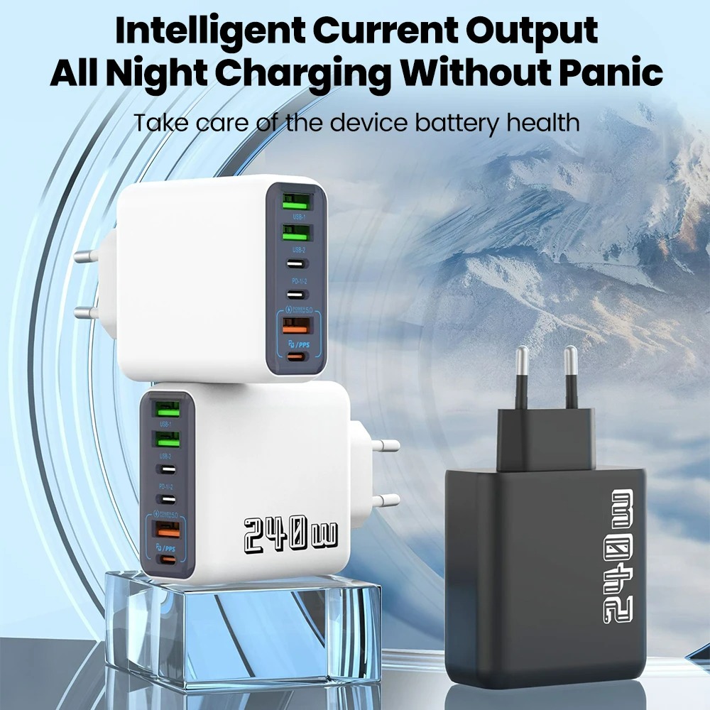 Type C 240W USB Fast Charging  - Outdoor Usb Power Adapter review and price