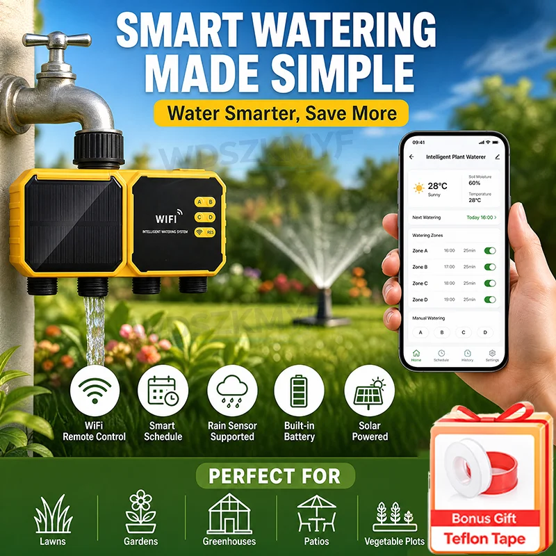 Smart 2/4 Zones Solar Powered  - Power Zone Outdoor Timer review and price