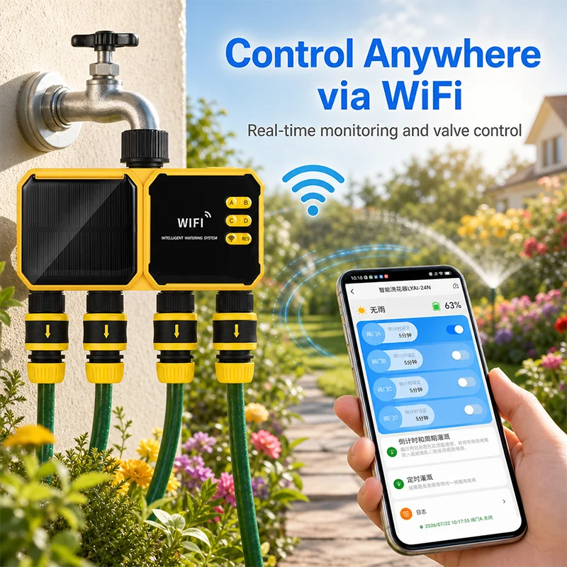 Smart 2/4 Zones Solar Powered  - Power Zone Outdoor Timer review and price