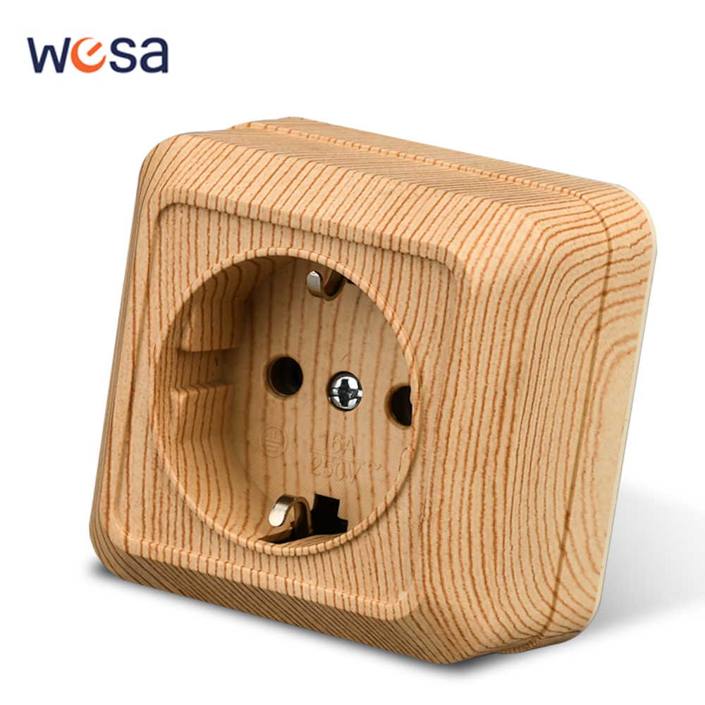 WESA Wood Wall Surface Socket  - Outdoor Power Plus review and price