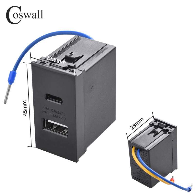 COSWALL E45 / P45 Series White - Outdoor Usb Power Strip review and price