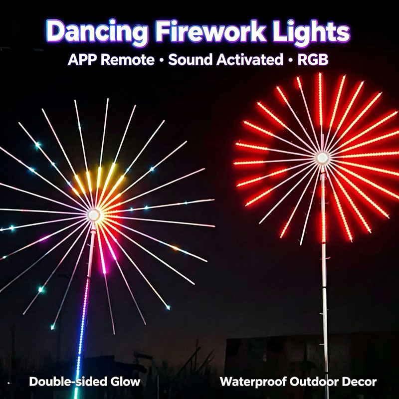USB Powered RGBIC Firework LED - Outdoor Usb Power Strip review and price