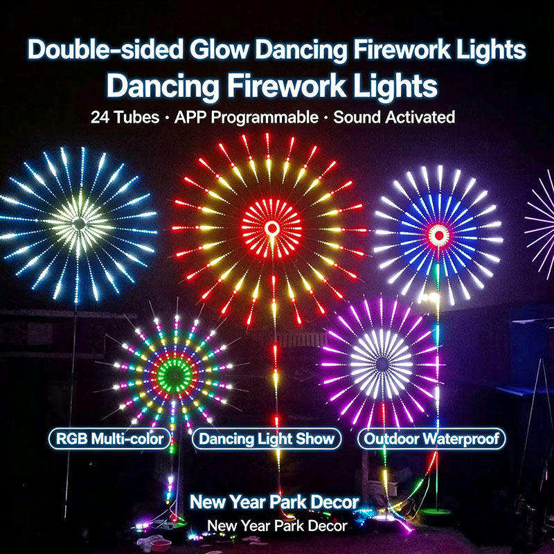 USB Powered RGBIC Firework LED - Outdoor Usb Power Strip review and price