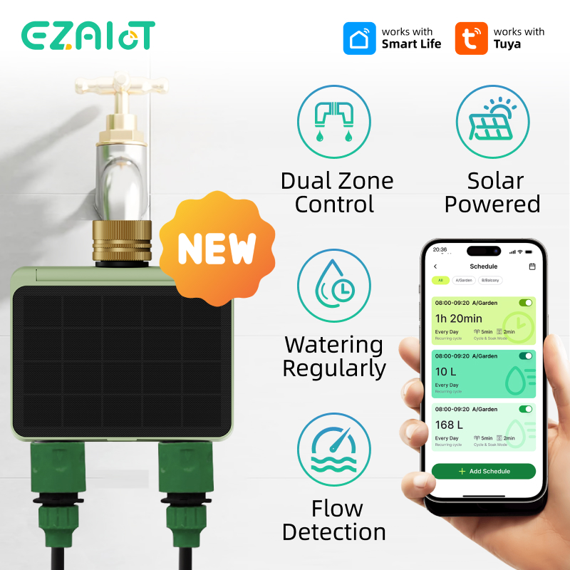 WiFi 2-Zone Automatic Sprinkle - Power Zone Outdoor Timer review and price