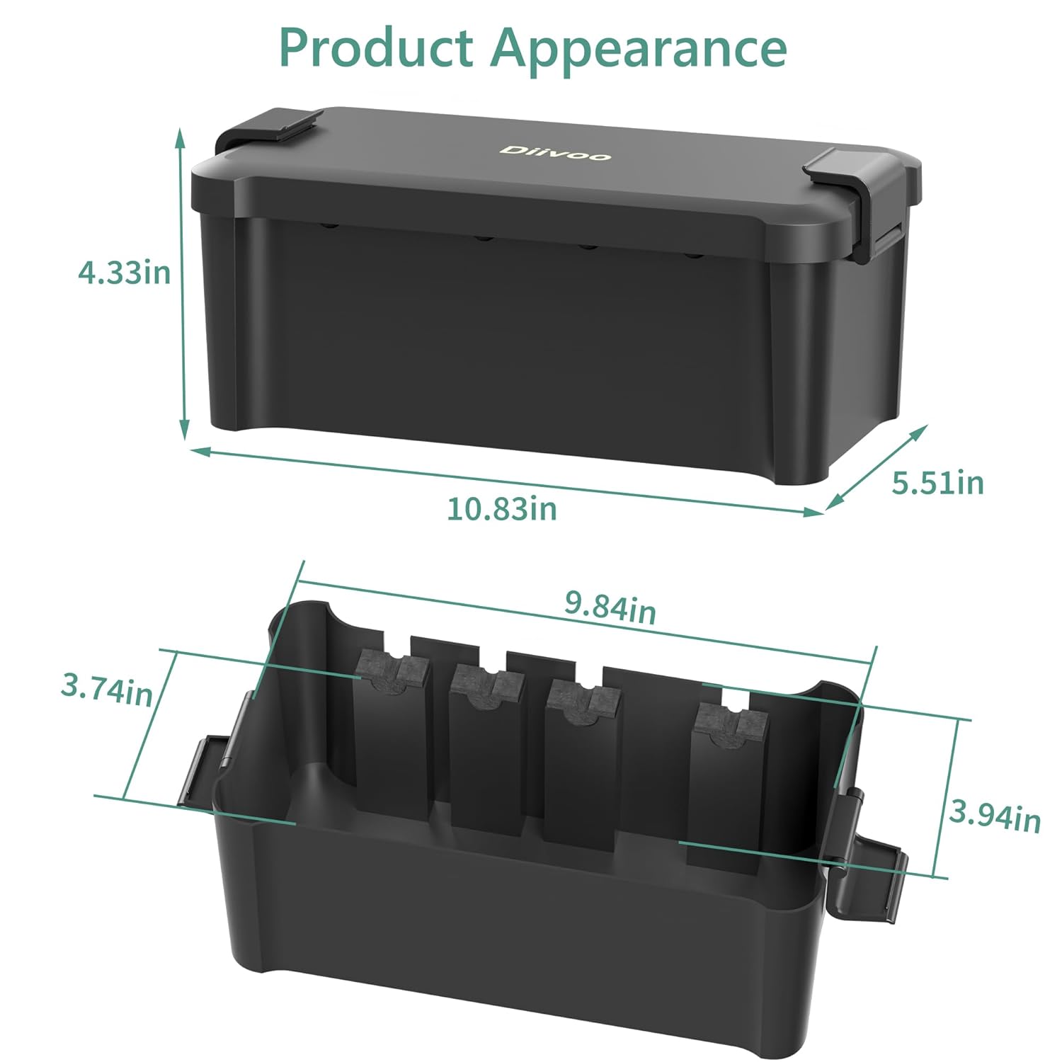 Diivoo Outdoor Waterproof Elec - Outdoor Power Board Box review and price