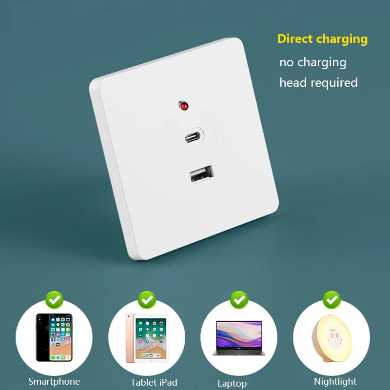 Black Universal Wall USB C Soc - Outdoor Usb Power Strip review and price