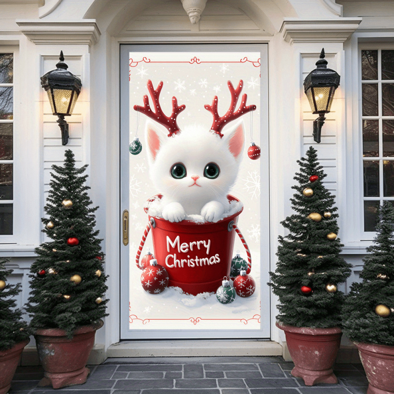 1pc2D flat, Christmas cat door - Outdoor Power House review and price