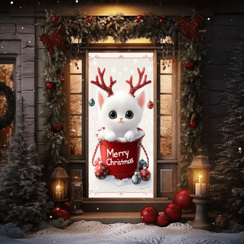 1pc2D flat, Christmas cat door - Outdoor Power House review and price