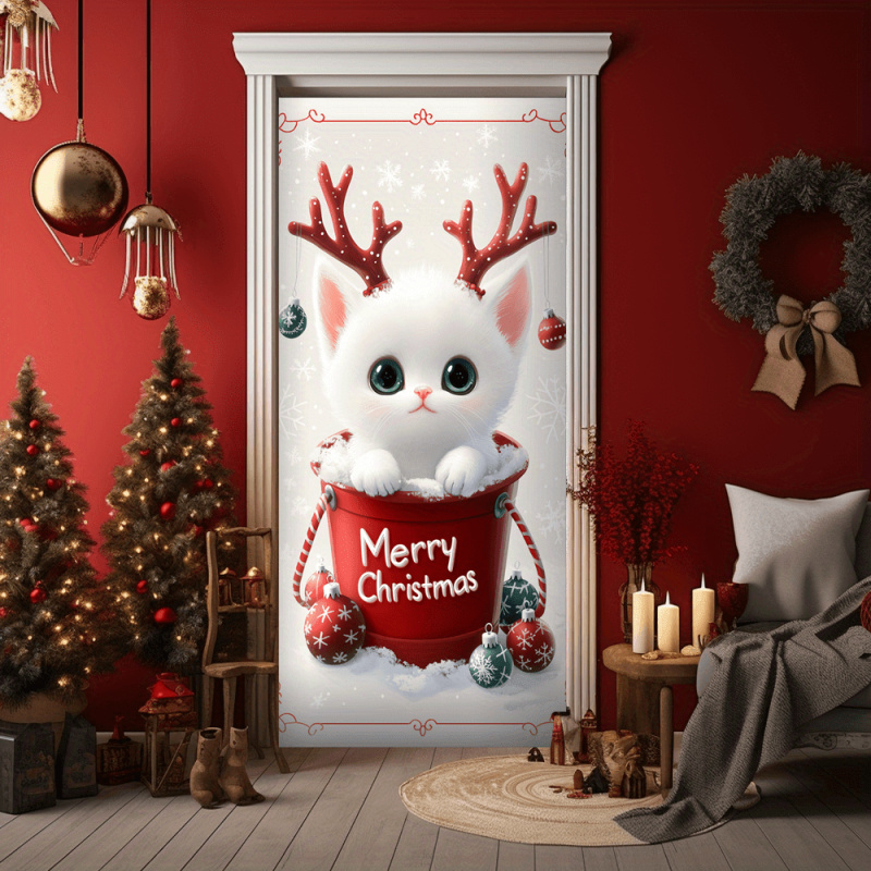 1pc2D flat, Christmas cat door - Outdoor Power House review and price