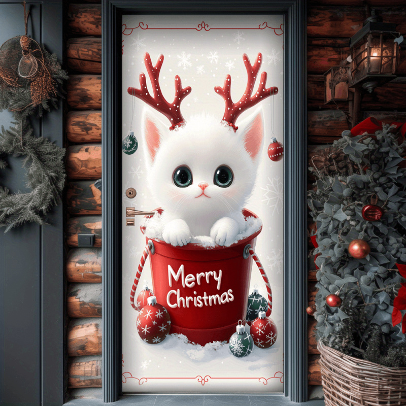 1pc2D flat, Christmas cat door - Outdoor Power House review and price