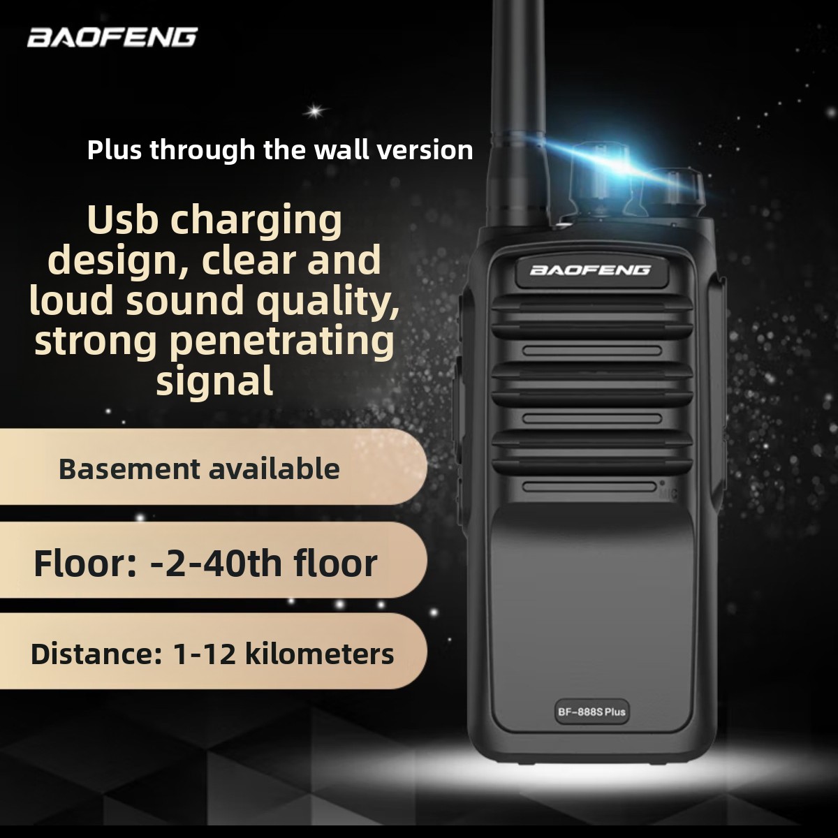 Baofeng BF-888S Plus Wall-pene - Outdoor Power Plus review and price