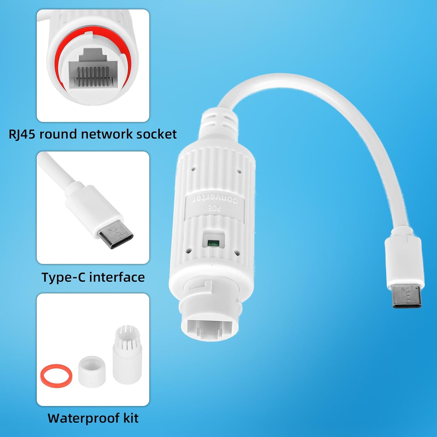 POE to USB-C Power Converter O - Outdoor Usb Power Adapter review and price
