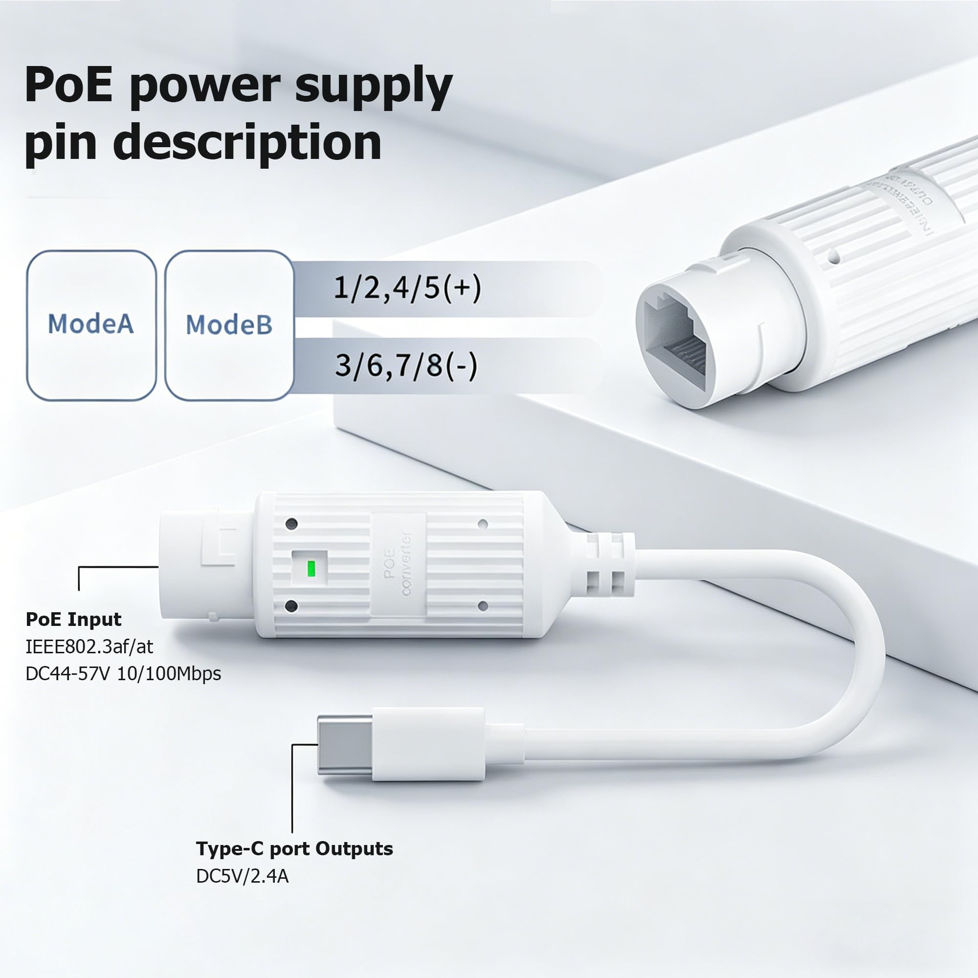 POE to USB-C Power Converter O - Outdoor Usb Power Adapter review and price