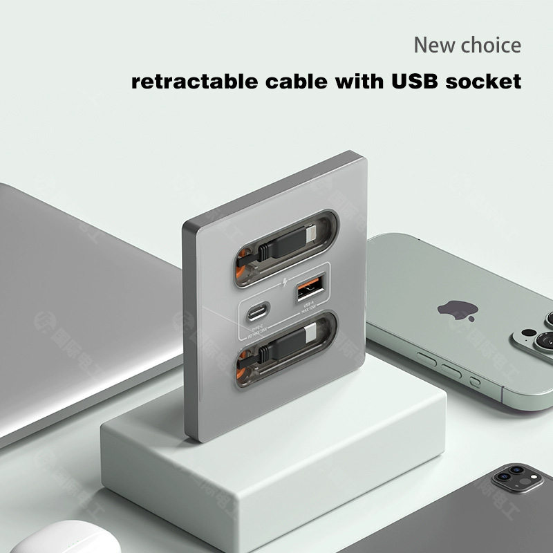 Anssin 12w Universal Wall Pane - Outdoor Usb Power Strip review and price
