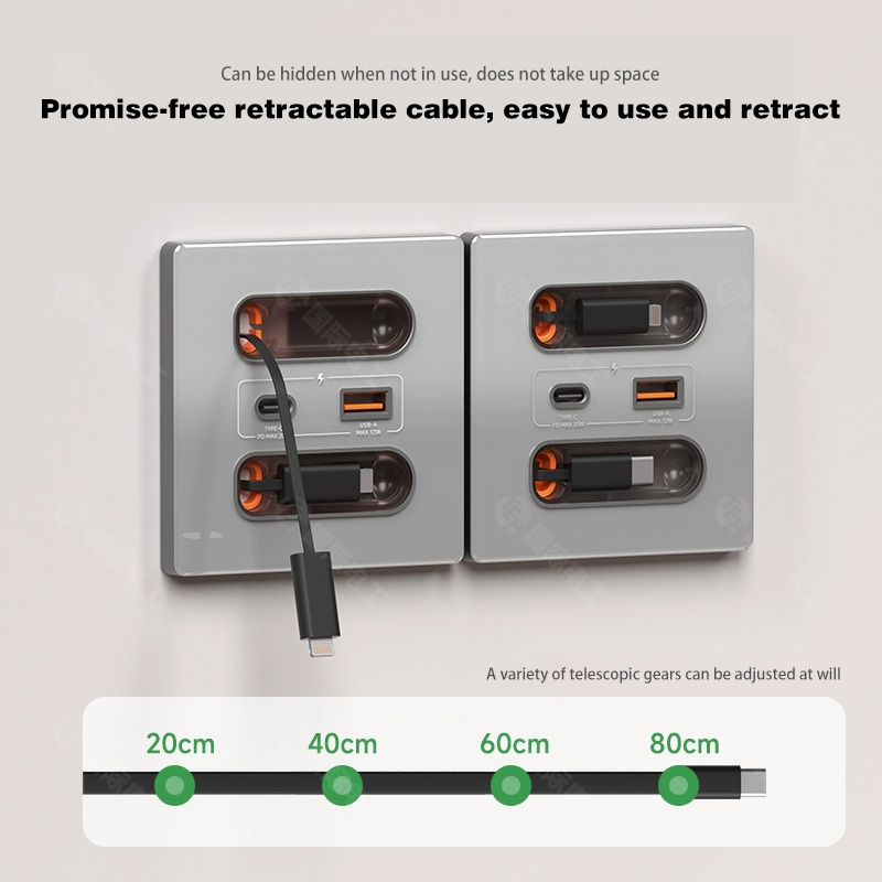 Anssin 12w Universal Wall Pane - Outdoor Usb Power Strip review and price