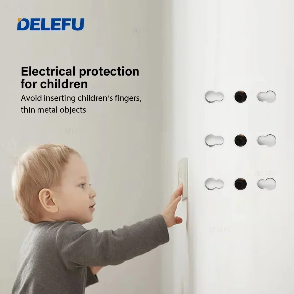 DELEFU Grey Tempered Glass Ita - Outdoor Usb Power Strip review and price