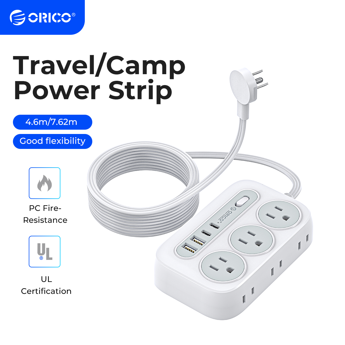 ORICO Power Strip with 6 Socke - Outdoor Usb Power Strip review and price