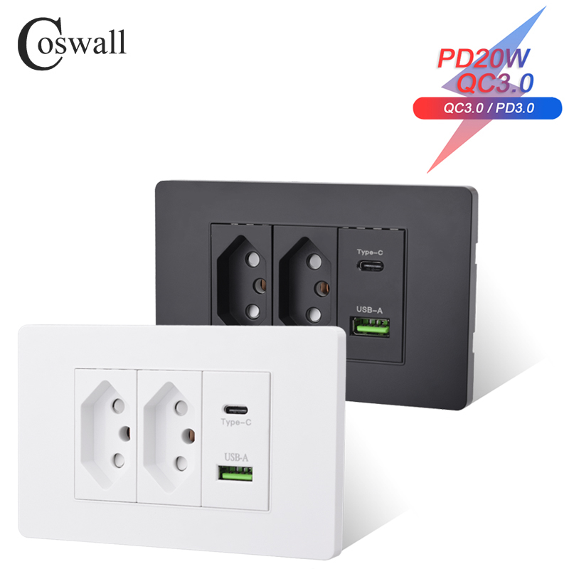 Coswall PC Brazil Standard 20A - Outdoor Usb Power Strip review and price