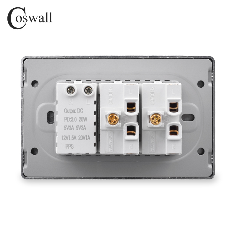 Coswall PC Brazil Standard 20A - Outdoor Usb Power Strip review and price